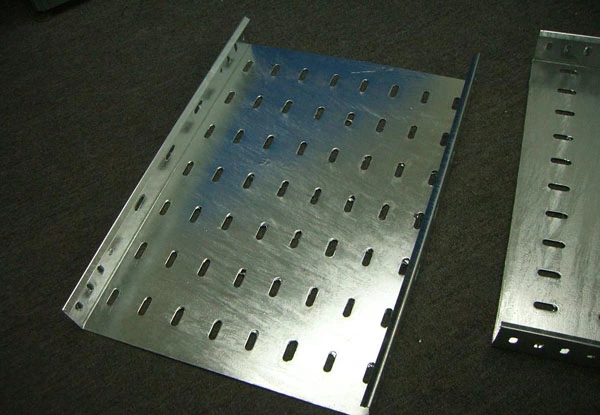 Galvanized Cable Tray Blue Powder Coated Cable Connector Cable Tray Accessories