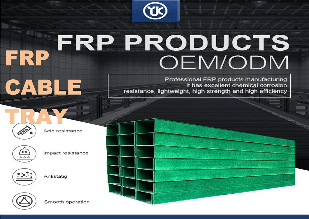 High Quality Solvent Resistant FRP Cable Ladder Tray