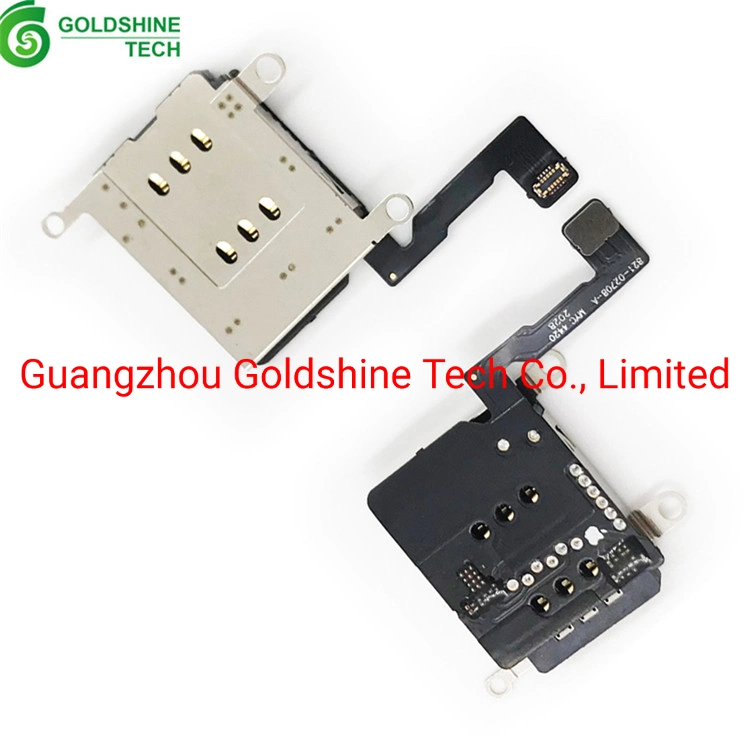 Wholesale Cell Phone Spare Parts for iPhone 12 Mini PRO Max Dual SIM Card Reader Connector Ribbon Flex Cable SIM Card Tray Slot Holder