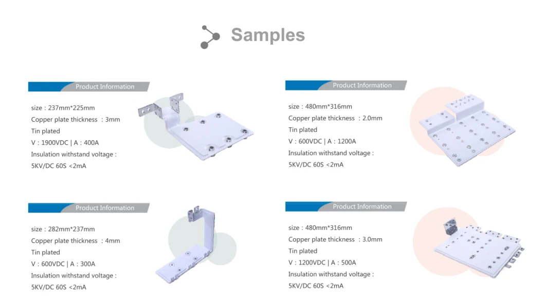 Laminated Copper Busbar for Inverter with Reliable Capability Made in China