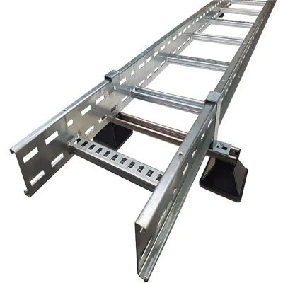 Large- Span Hot-Dipped Galvanized Ladder Cable Tray