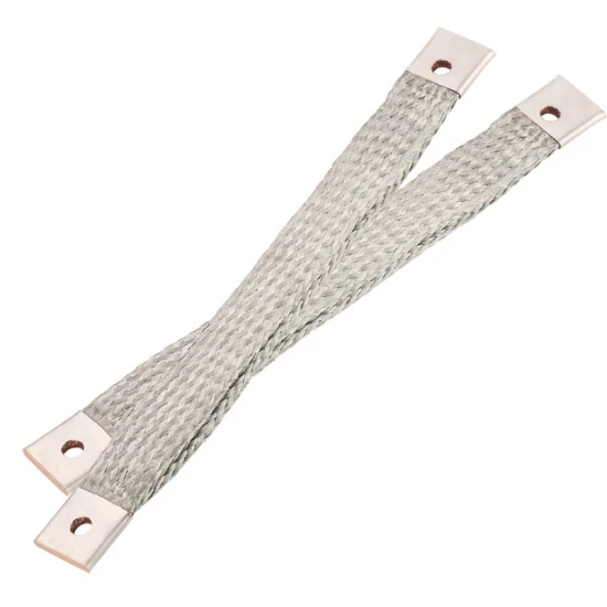 Industrial Braided Ground Strap Flat Tinned Copper Braid 200 mm2 Copper Braid Connector